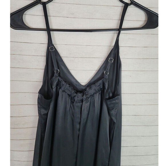Athleta Black Calm Cool Romper in Satin Black, sz XS - Picture 7 of 14